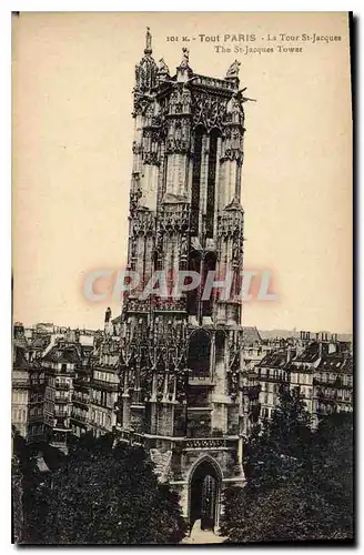 Cartes postales Paris La Tour St Jacques