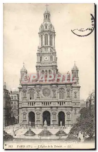 Ansichtskarte AK Paris L'Eglise de la Trinite