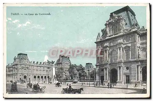 Cartes postales Paris La Cour de Carrousel