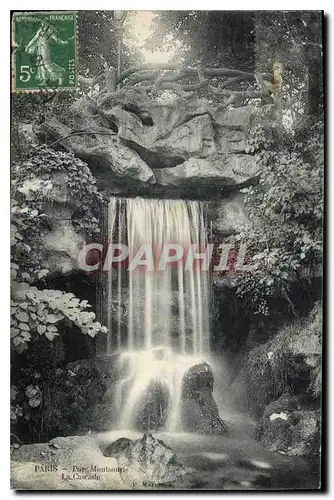 Cartes postales Paris Parc Montsouris La Cascade