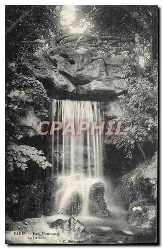 Cartes postales Paris Parc Montsouris La Cascade