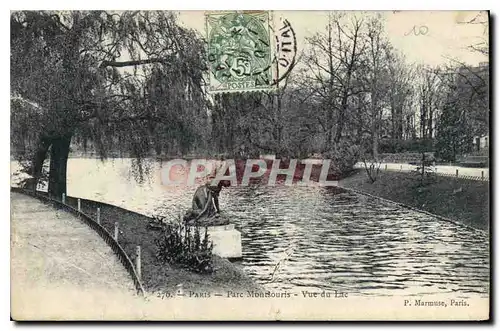 Ansichtskarte AK Paris Parc Montsouris Vue du Lac