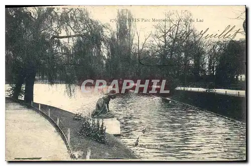 Cartes postales Paris Parc Montsouris Vue du Lac