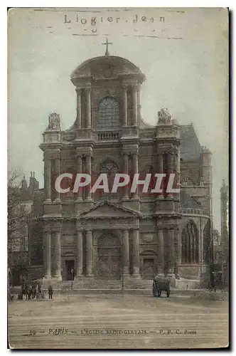 Cartes postales Paris L'Eglise Saint Gervais