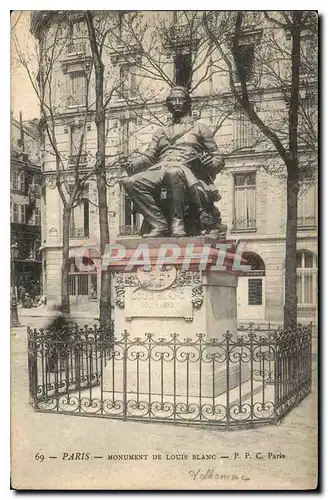 Ansichtskarte AK Paris Monument de Louis Blanc