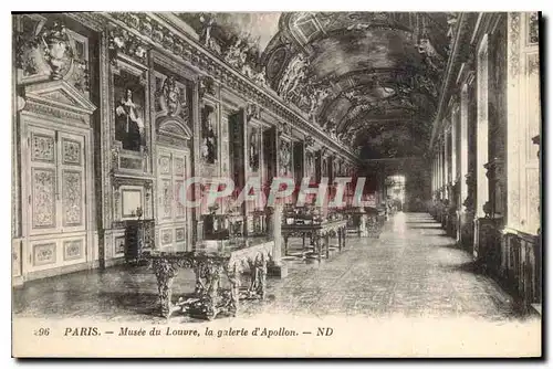 Cartes postales Paris Musee du Louvre la galerie d'Apollon