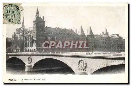 Cartes postales Paris Le Palais de Justice