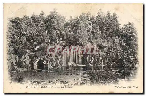 Ansichtskarte AK Paris Bois de Boulogne La Cascade