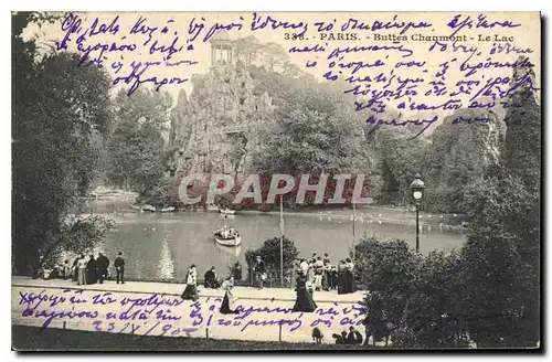 Ansichtskarte AK Paris Buttes Chaumont Le Lac