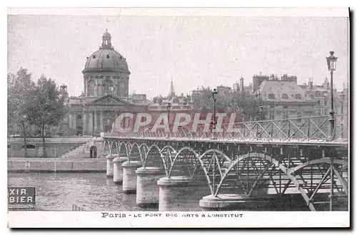 Ansichtskarte AK Paris Le Pont Des Arts & L'institut