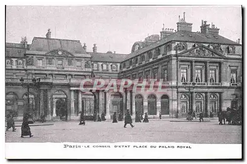 Ansichtskarte AK Paris Le Conseil d'Etat Place du Palais Royal