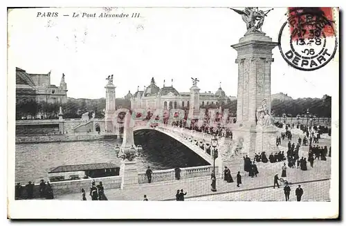 Cartes postales Paris Le Pont Alexandre III