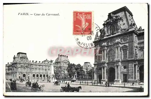 Cartes postales Paris Cour du Carrousel