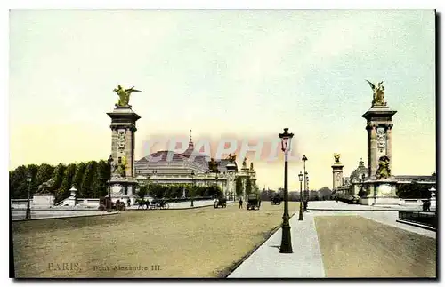 Cartes postales Paris Pont Alexandre III