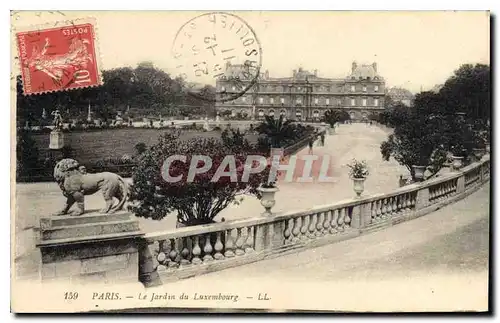 Cartes postales Paris Le Jardin du Luxembourg