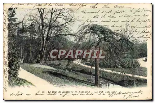 Ansichtskarte AK Les Bois de Boulogne en Automne Le Parc Catelan