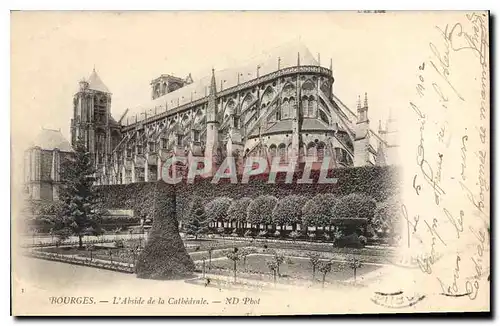 Ansichtskarte AK Bourges L'Abside de la Cathedrale