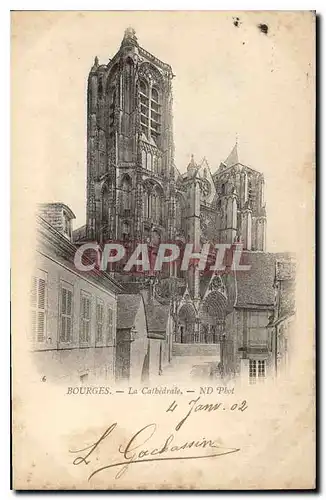 Cartes postales Bourges La Cathedrale