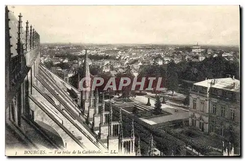 Cartes postales Bourges Vue prise de la Cathedrale