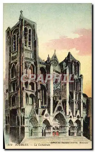 Cartes postales Bourges La Cathedrale