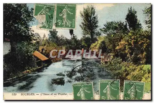 Cartes postales Bourges L'Yevre et ses Prairies