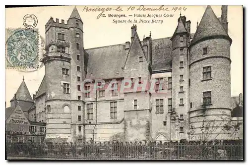 Cartes postales Bourges Palais Jacuques Coeur