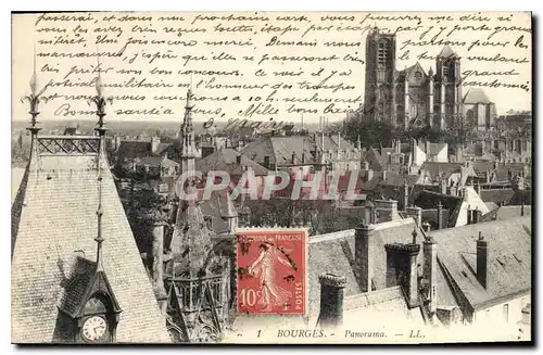 Cartes postales Bourges Panorama