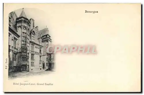 Cartes postales Bourges Hotel Jacques Coeur Grand Escalier