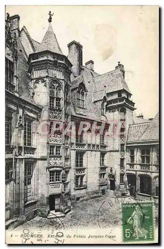 Cartes postales Bourges Escalier du Palais Jacques Coeur