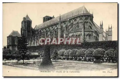 Ansichtskarte AK Bourges Abside de la Cathedrale