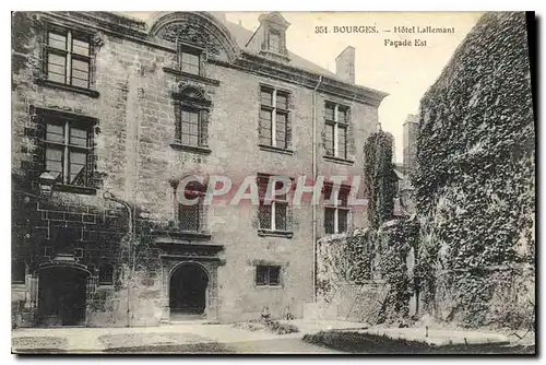 Cartes postales Bourges Hotel Lallemant Facade Est