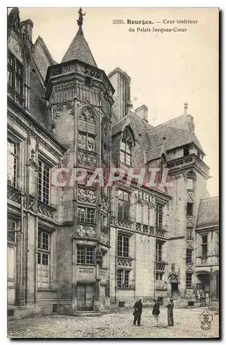 Ansichtskarte AK Bourges Cour interieur du Palais Jacques Coeur