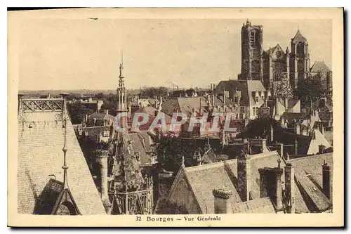 Ansichtskarte AK Bourges Vue generale