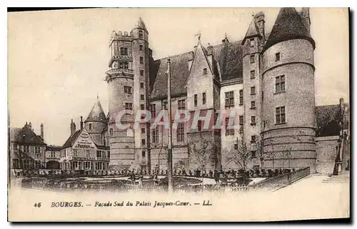 Ansichtskarte AK Bourges Facade Sud du Palais Jacques Coeur