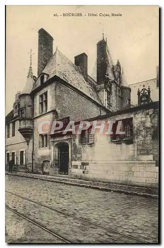 Ansichtskarte AK Bourges Hotel Cujas Musee