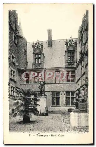 Cartes postales Bourges Hotel Cujas