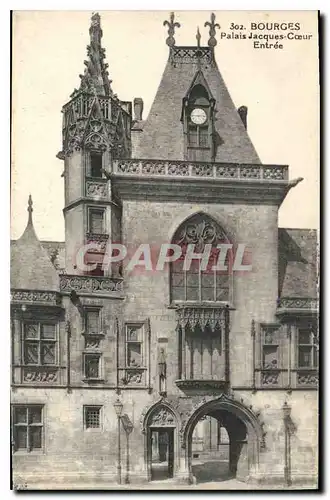 Cartes postales Bourges Palais Jacques Coeur Entree