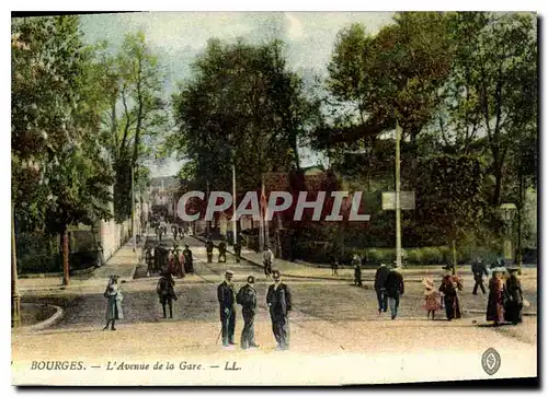 Cartes postales Bourges L'Avenue de la Gare