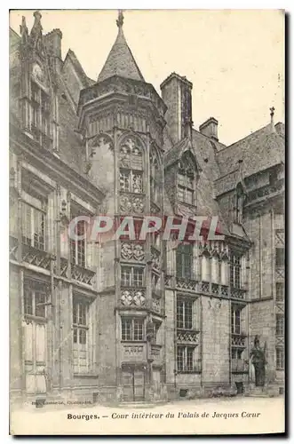 Ansichtskarte AK Bourges Cour interieur du Palais de Jacques Coeur