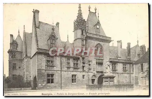 Ansichtskarte AK Bourges Palais de Jacques Coeur Facade principale