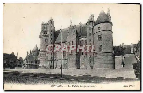 Cartes postales Bourges Le Palais Jacques Coeur