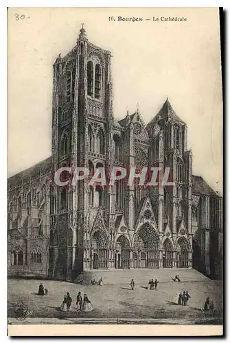 Cartes postales Bourges La Cathedrale