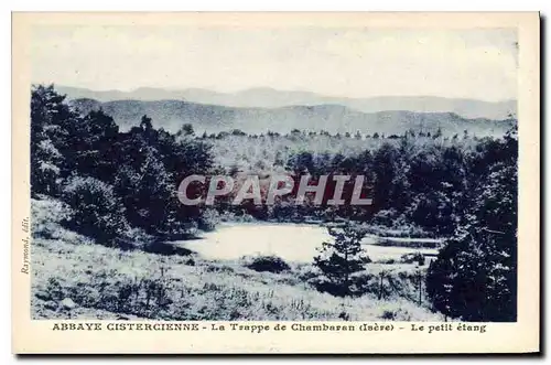 Ansichtskarte AK Abbaye Cistercienne La Trappe de Chambaran (Isere) Le petit etang