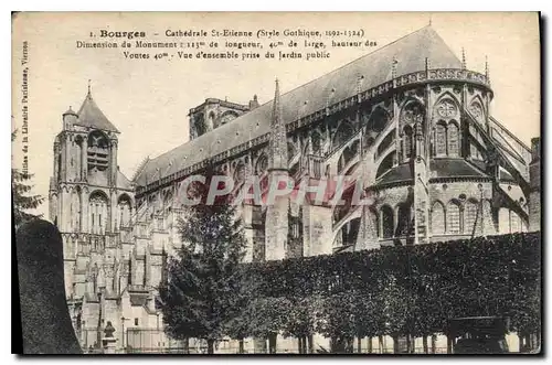 Cartes postales Bourges Cathedrale St Etienne