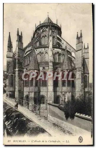 Cartes postales Bourges L'Abside de la Cathedrale