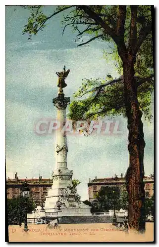 Cartes postales Bordeaux Le Monument des Girondins