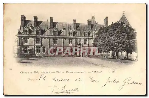 Ansichtskarte AK Chateau de Blois Aile de Louis XII Facade Exterieure