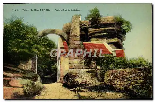 Cartes postales Ruines de Haut Barr Porte d'Entree Interieure