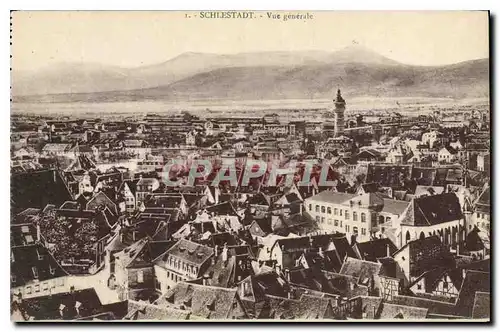 Cartes postales Schlestadt Vue generale