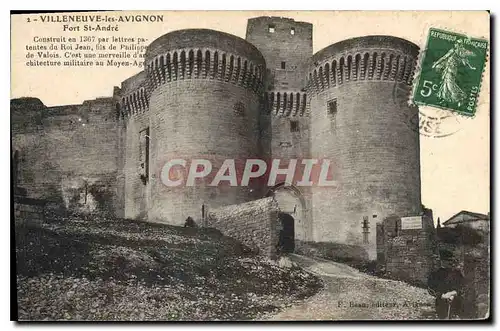 Cartes postales Villeneuve les Avignon Fort St Andre